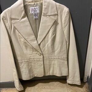 Max Studio Cream Blazer